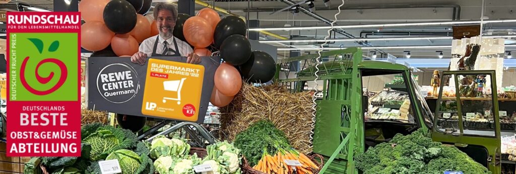 Auszeichnung für die beste Gemüseabteilung